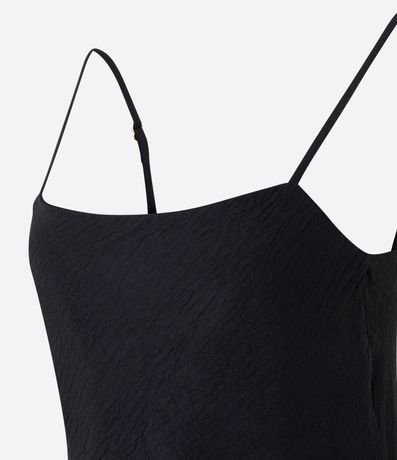 Blusa en Airflow Texturizado con Punta Asimétrica 6