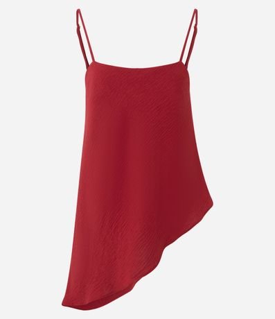 Blusa en Airflow Texturizado con Punta Asimétrica 5