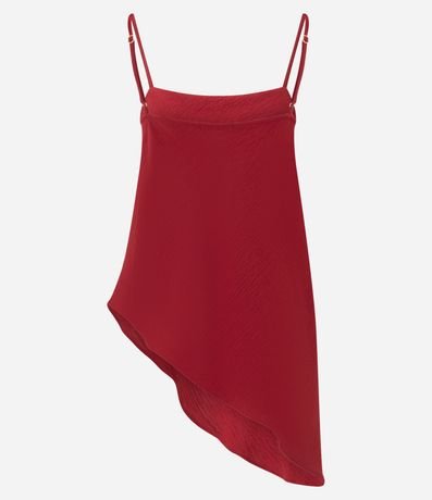 Blusa en Airflow Texturizado con Punta Asimétrica 7
