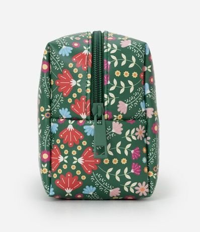 Neceser Rectangular Mediana con Estampa Floral 2