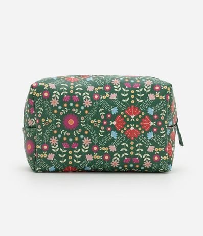 Neceser Rectangular Mediana con Estampa Floral 3