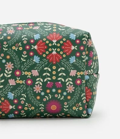 Neceser Rectangular Mediana con Estampa Floral 4