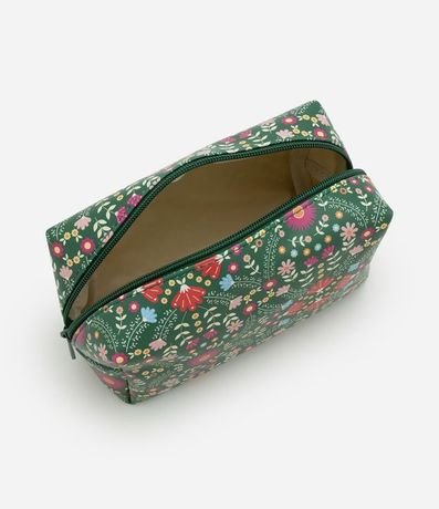 Neceser Rectangular Mediana con Estampa Floral 5