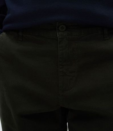 Pantalón Slim en Sarga Lavada 4