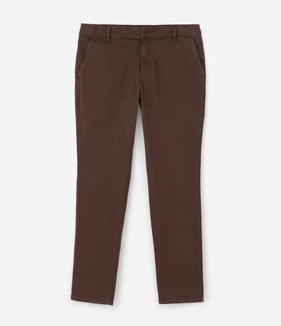 Pantalón Slim en Sarga Lavada 5