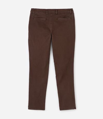 Pantalón Slim en Sarga Lavada 6