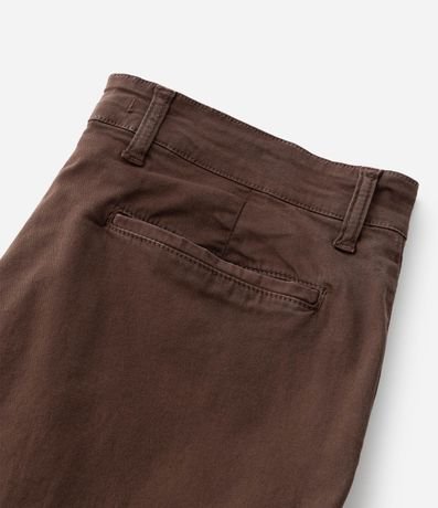 Pantalón Slim en Sarga Lavada 9
