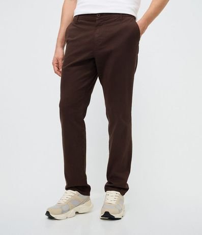 Pantalón Slim en Sarga Lavada 3