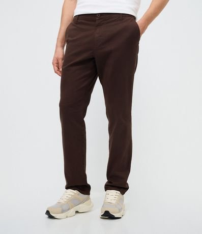 Pantalón Slim en Sarga Lavada 3