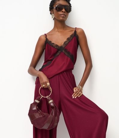 Pantalón Aladim en Piquet con Lazo en el Tobillo 2