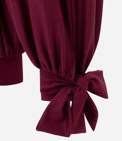 Pantalón Aladim en Piquet con Lazo en el Tobillo 8