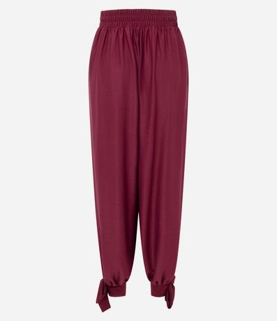 Pantalón Aladim en Piquet con Lazo en el Tobillo 9