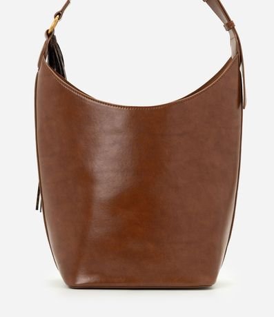 Bolsa Bucket Grande en PU con Detalle de Borla 3