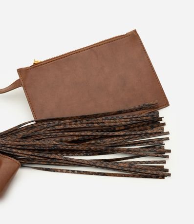 Bolsa Bucket Grande en PU con Detalle de Borla 5