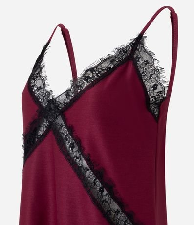 Blusa en Piquet con Encaje Delicada Aplicada 6