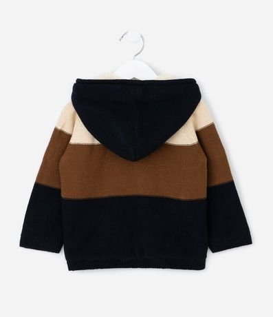 Campera Infantil en Punto con Forro en Sherpa – Talle 1 a 6 años 3