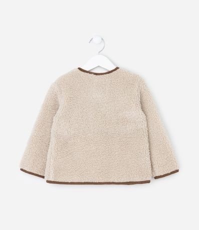 Chaqueta Infantil en Sherpa con Botones Delanteros – Talle 1 a 6 Años 3