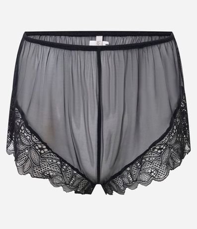 Pijama Short Doll en Tule con Detalles en Encaje 8