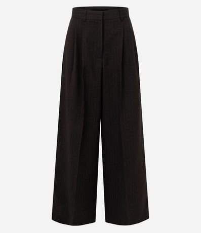 Pantalón Amplio Sastre con Pliegues Delanteros 5