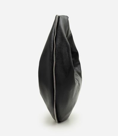 Bolsa Baguette Mediana en PU con Formato Curvo 2