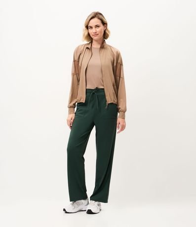 Musculosa Deportiva en Microfibra Texturizada y Bajo Redondeado 2