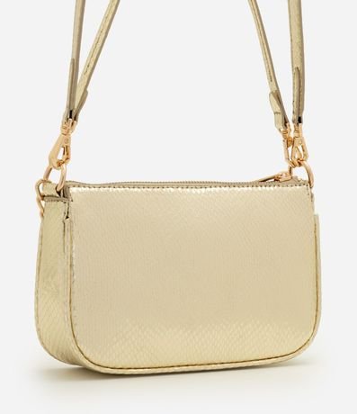 Cartera Shoulder Pequeña en PU con Detalle de Cadena 3