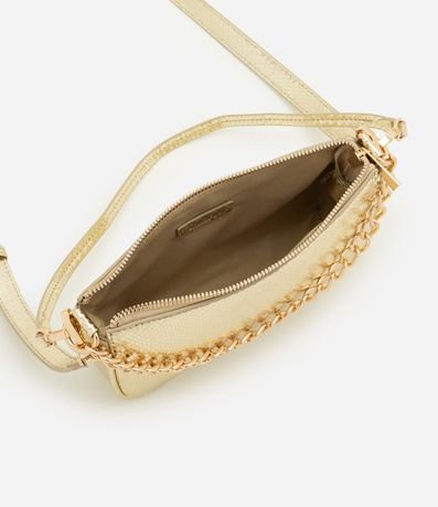 Cartera Shoulder Pequeña en PU con Detalle de Cadena 4