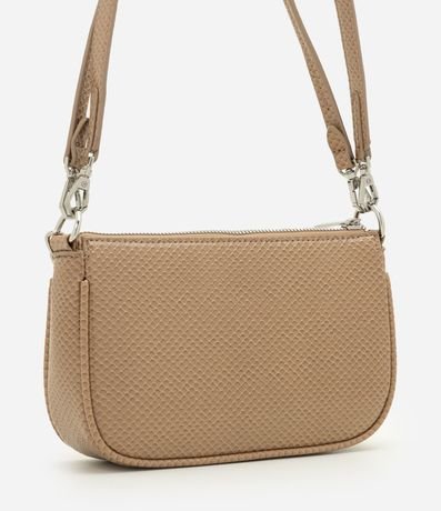 Cartera Shoulder Pequeña en PU con Detalle de Cadena 3