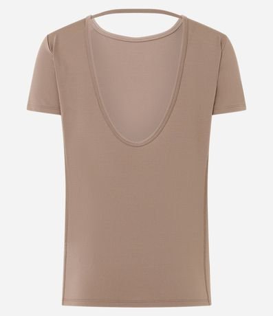 Remera en Microfibra con Escote en la Espalda 7