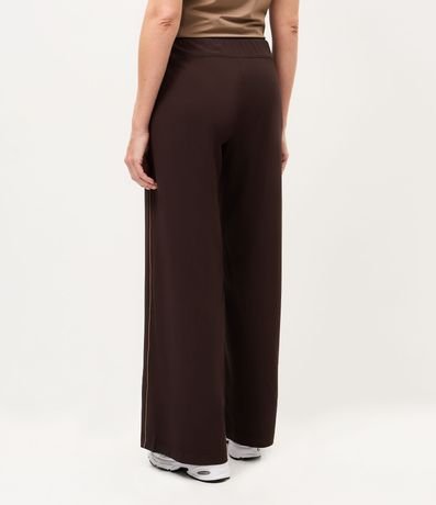 Pantalón Recto Deportivo con Friso Contrastante 4