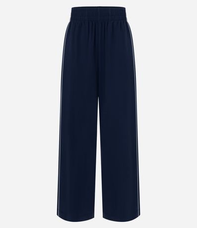 Pantalón Recto Deportivo con Friso Contrastante 5