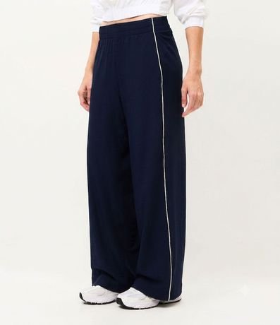 Pantalón Recto Deportivo con Friso Contrastante 2