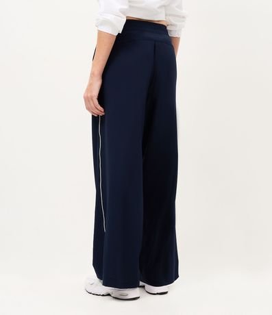 Pantalón Recto Deportivo con Friso Contrastante 4