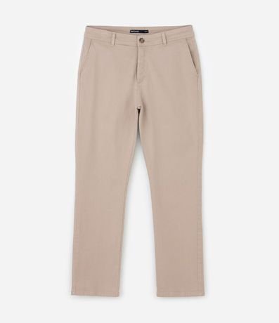 Pantalón Chino Recto en Sarga