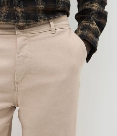 Pantalón Chino Recto en Sarga 3