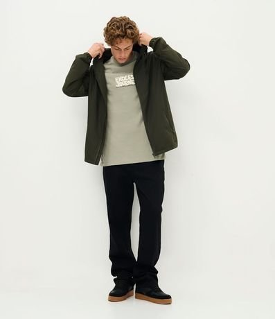 Pantalón Chino Recto en Sarga