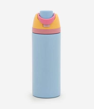 Botella Térmica en Metal con Trava En la Tapa 750ml