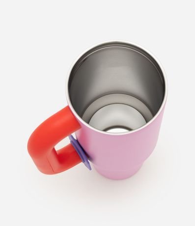 Vaso Térmico en Acero Inoxidable con Pajita 1,2L 3