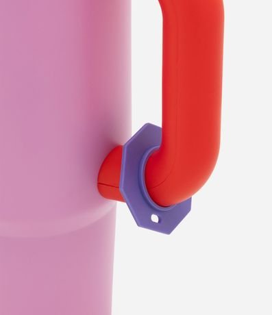 Vaso Térmico en Acero Inoxidable con Pajita 1,2L 4