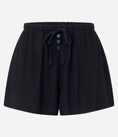 Salida de Playa Short en Viscosa con Bolsillo y Lazo