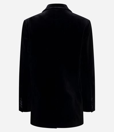 Blazer en Terciopelo con Escote Traspasado 8