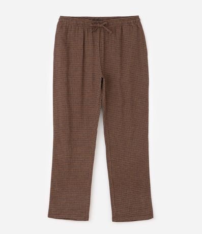 Pantalón Pijama Franela de Cuadros