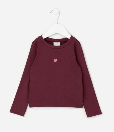 Remera Infantil en Rib con Bordado de Corazón – Talle 1 a 6 años 4