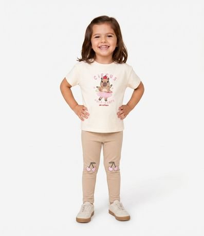 Pantalón Infantil con Estampa de Cereza – Talle 1 a 6 años