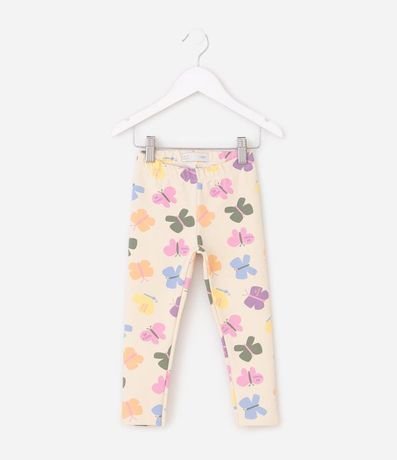 Pantalón Infantil Legging con Estampado de Mariposas – Talle 1 a 6 años 2