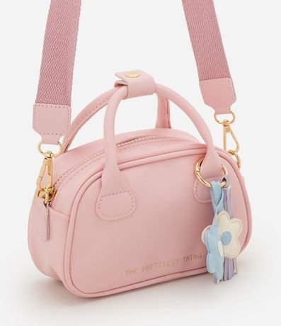 Bolsa en PU con Bag Charm Infantil - Talle U
