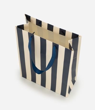 Bolsa de Regalo Pequeña con Estampa Rayada 3