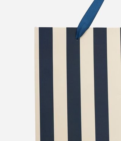 Bolsa de Regalo Mediana con Estampa Rayada 2