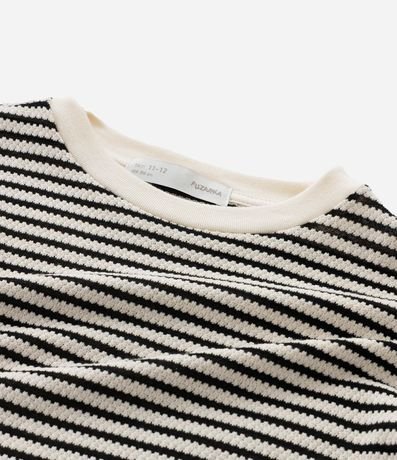Blusa Infantil Rayada con Moñitas en los Brazos – Talle 7 a 14 años 6