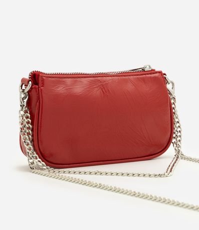 Cartera Baguette Pequeña en PU con Asa Transversal 3